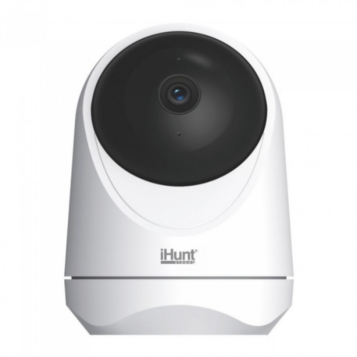 Camera de supraveghere iHunt Smart Camera C200 Alb, 1080P FHD, Wi-Fi, Mod de noapte, Detectare miscare, Sunet bidirectional imagine noua