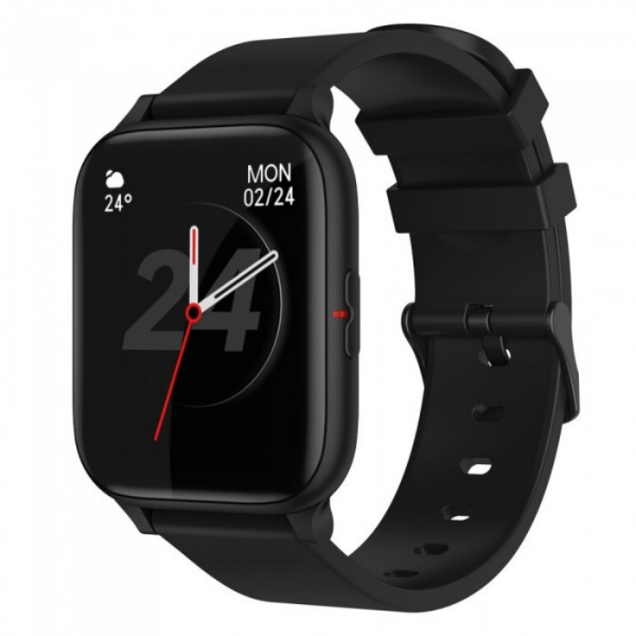 Smartwatch iHunt Watch 7 Titan Negru, 1.7 HD, Ritm cardiac, Saturatie oxigen, Tensiune arteriala, Calorii, IP67, 180mAh imagine noua