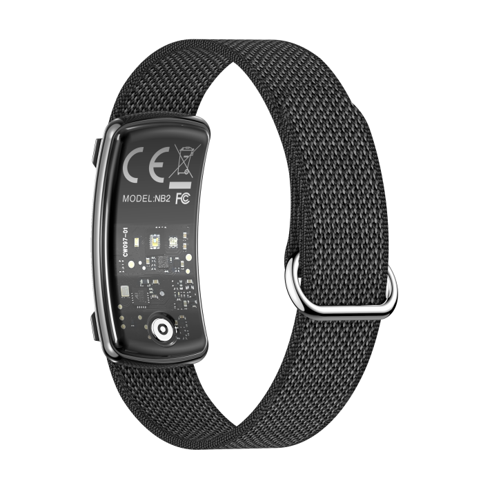 Brățară Inteligentă iSEN NB2, Negru, Bluetooth 5.3, Puls, SpO2, HRV, Monitorizare Stres și Somn, Moduri Sport, IPX8, Nx Wear, Baterie 33mAh, Autonomie 7–10 Zile [4]