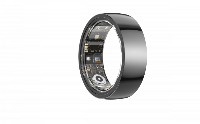 iSEN R1000 Okos Gyűrű Fekete, SpO2 & SMBP, Alvás / Szívritmus / Kalóriafigyelés, Távoli figyelés, Lépés- és Távolságszámláló, Több sportmód, 18mAh [6]