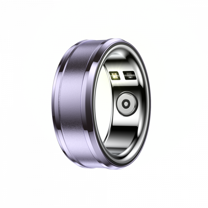 iSEN R3 Okosgyűrű, HR, SpO2, Hőmérséklet, Alvásfigyelés, Multi Sport, Dedikált alkalmazás: EcTri, 18mAh, IP68, Purple [2]