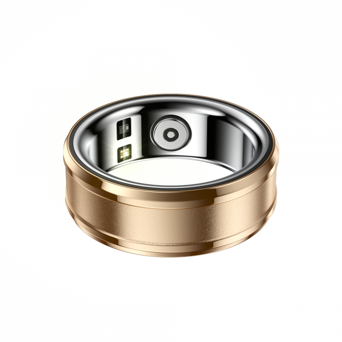 iSEN R3 Okosgyűrű, HR, SpO2, Hőmérséklet, Alvásfigyelés, Multi Sport, Dedikált alkalmazás: EcTri, 18mAh, IP68, Gold [3]