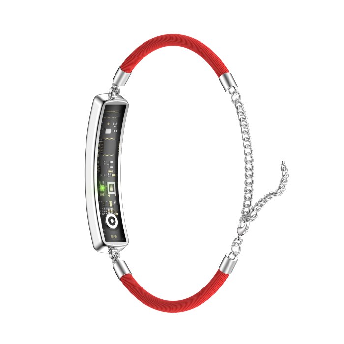 iSEN B5 Bratara Inteligenta, Argintiu, Otel inoxidabil, 18mAh, Monitorizare Ritm Cardiac & Oxigen din Sange, Urmarire Somn & Activitate, Sanatate Feminina, Incarcare Magnetica [7]