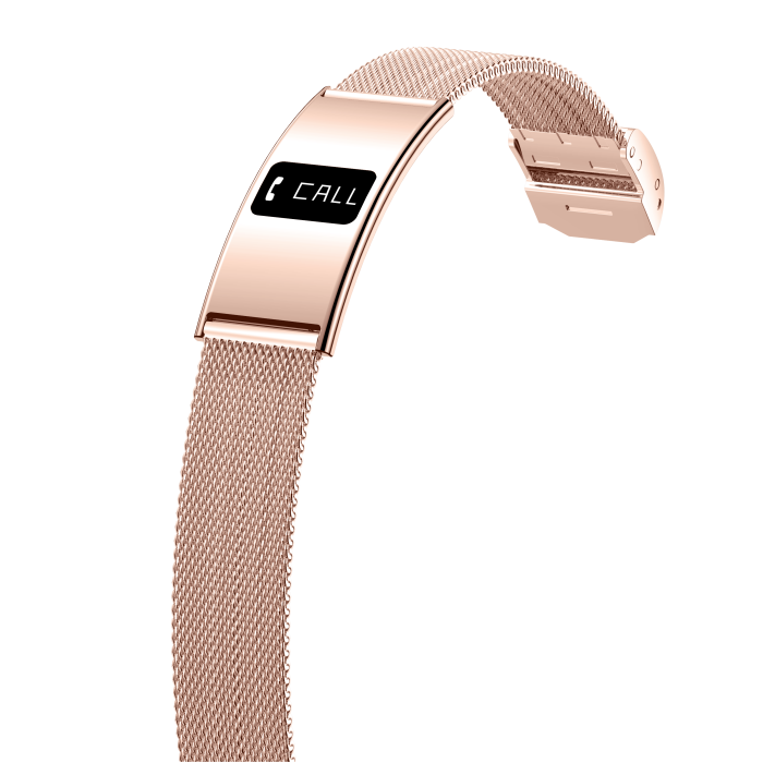 iSEN B8 Smart Watch, Pink with Pink bracelet, Zinc alloy, Heart Rate & Blood Oxygen Monitoring, Pressure Detection, Sleep & Activity Tracking, Female Health, 33mAh, BLE 5.3, Magnetic Charging [6]