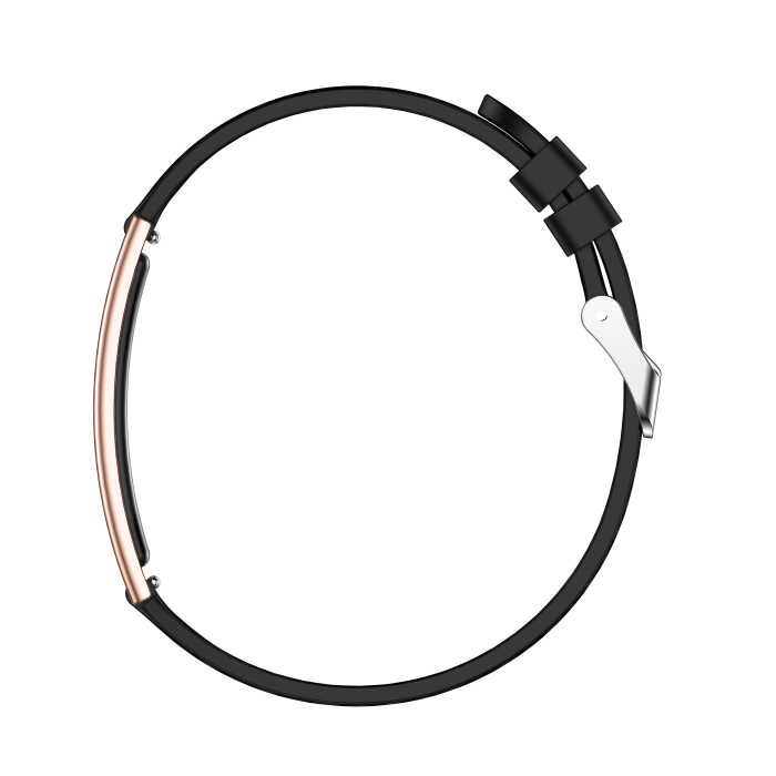 iSEN B8 Ceas Inteligent, Roz cu bratara Neagra, Silicon, Ritm Cardiac & Oxigen Sange, Detectare Presiune, Urmarire Somn & Activitate, Sanatate Femei, 33mAh, BLE 5.3, Incarcare Magnetica [2]