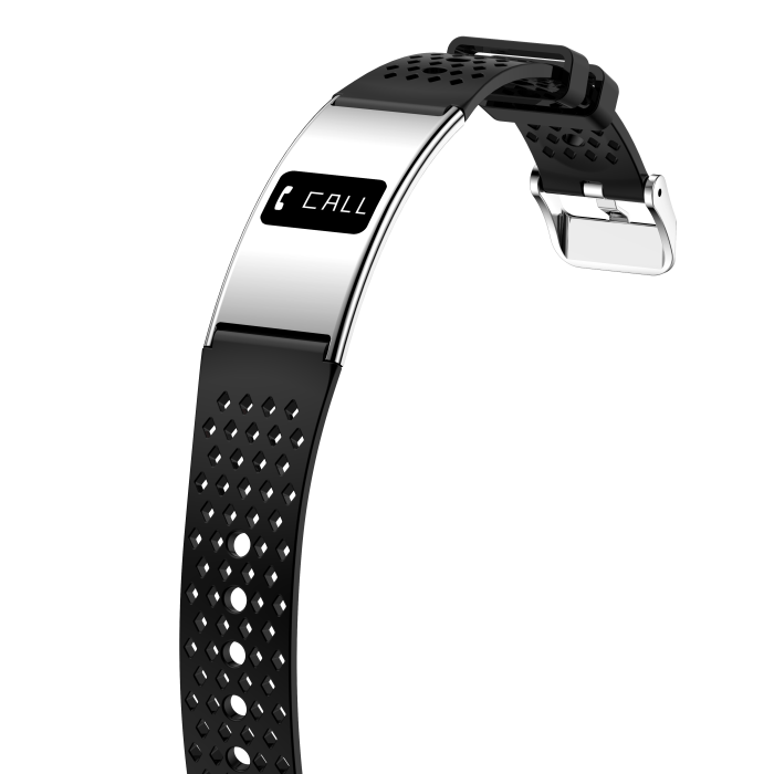 iSEN B8 Okosóra, Feher, Fekete szíjjal, Szilikon, Pulzusszám & Véroxigén Mérés, Nyomásérzékelés, Alvás & Aktivitás Követés, Női Egészség, 33mAh, BLE 5.3, Mágneses Töltés [4]