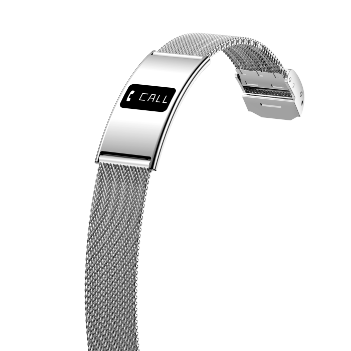 iSEN B8 Smart Watch, White with White bracelet, Zinc alloy, Heart Rate & Blood Oxygen Monitoring, Pressure Detection, Sleep & Activity Tracking, Female Health, 33mAh, BLE 5.3, Magnetic Charging [4]