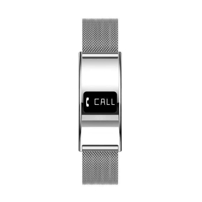 iSEN B8 Smart Watch, White with White bracelet, Zinc alloy, Heart Rate & Blood Oxygen Monitoring, Pressure Detection, Sleep & Activity Tracking, Female Health, 33mAh, BLE 5.3, Magnetic Charging [2]