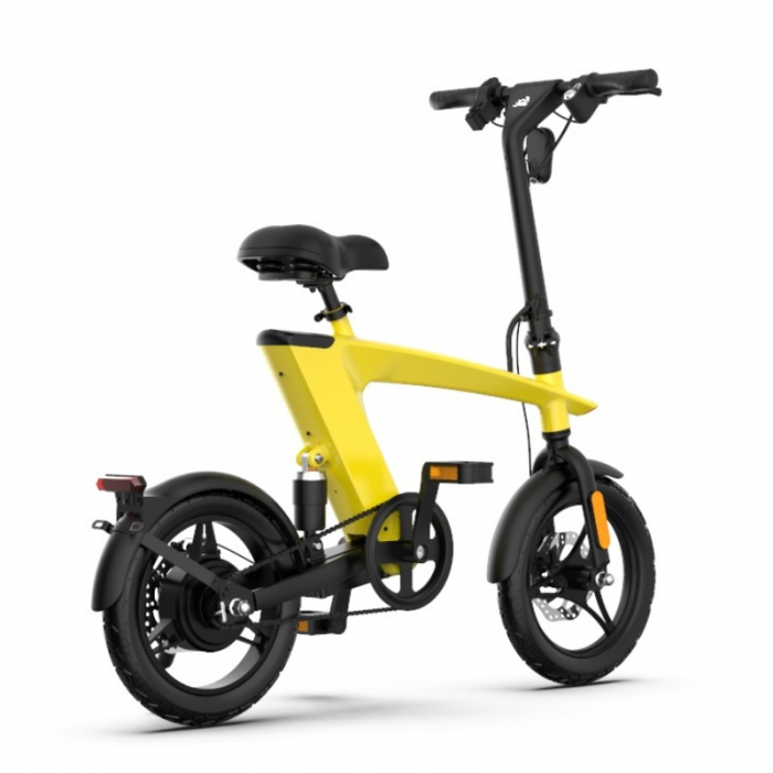 Bicicleta electrica iSEN H1 Flying Fish 10Ah Galben [7]