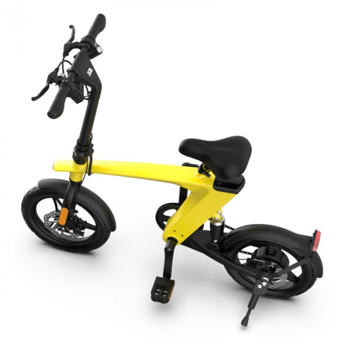 Bicicleta electrica iSEN H1 Flying Fish 10Ah Galben [9]