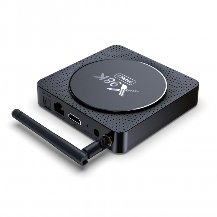 TV Box iSEN X98K Pro, 4K, Android 11, HDR10+, 4GB RAM, 32GB ROM, RK3566, DLNA, Miracast, AirPlay, WiFi 2.4G/5G, BT 5.0, HDMI 1.4/2.0, AUDIO OUT, SPDIF, Ethernet, Micro SD [7]