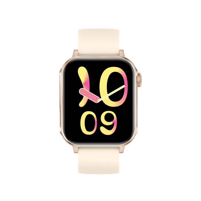 iSEN V96 Okosóra, Krém, 1.83" HD, Pulzusszám, Vérnyomás, Véroxigén (SpO2), Hívás Funkció, 280 mAh, IP67, Szilikon Szíj, DaFit Alkalmazás, Zenevezérlés, Időjárás, Android 5.2 / iOS 9.0 [8]