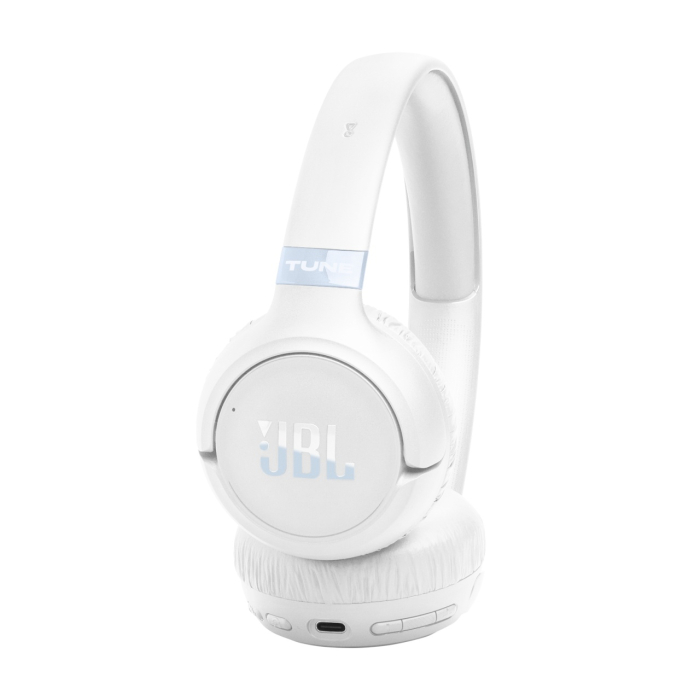 Căști JBL Tune 680NC On-Ear, Alb, Wireless, Bluetooth 6.0, ANC, JBL Pure Bass, Autonomie 76h, Multipoint [5]