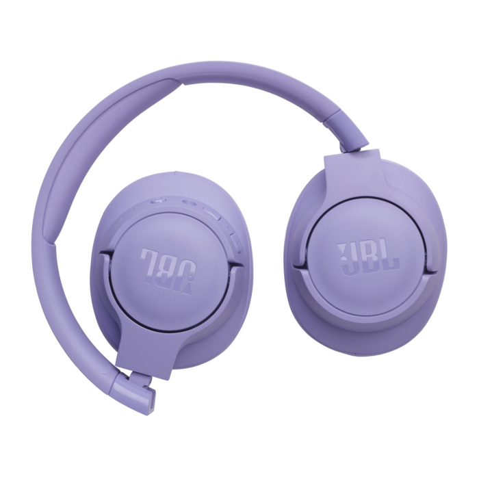 JBL Tune 720BT Vezeték Nélküli Over-Ear Fejhallgató, Lila, Bluetooth 5.3, JBL Pure Bass, 76 óra Üzemidő, Multipoint, Mikrofon, Összecsukható [3]