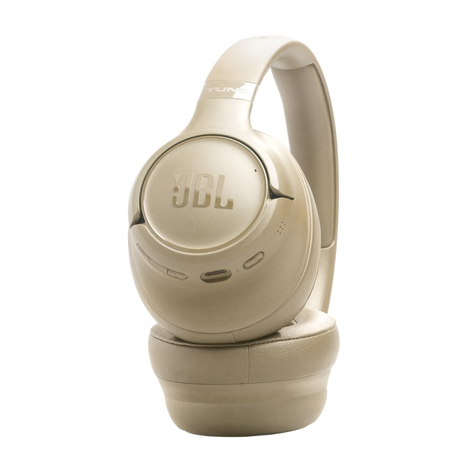 Căști JBL Tune 730BT , Bej, Wireless Over-Ear  Bluetooth 6.0, Driver 40mm, JBL Pure Bass, Autonomie 76h, Microfon Integrat, Pliabile [5]