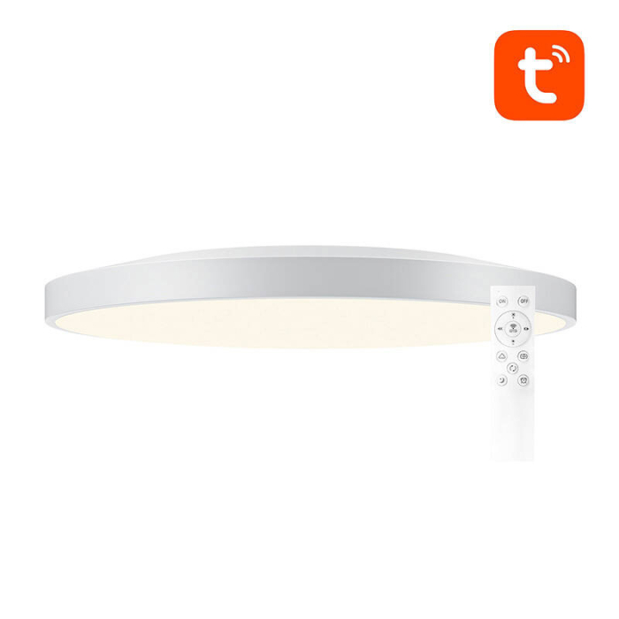 Lampa de plafon inteligenta 30cm Bluetooth 16M RGBCW Gosund LB13 1600lm Tuya + telecomanda. [2]