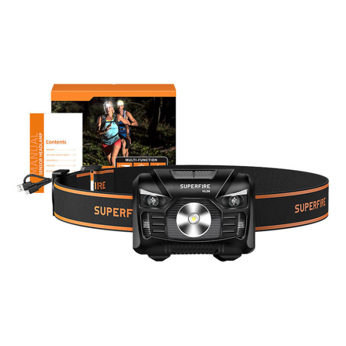 Lampa frontala Superfire HL06, 500lm, USB [6]