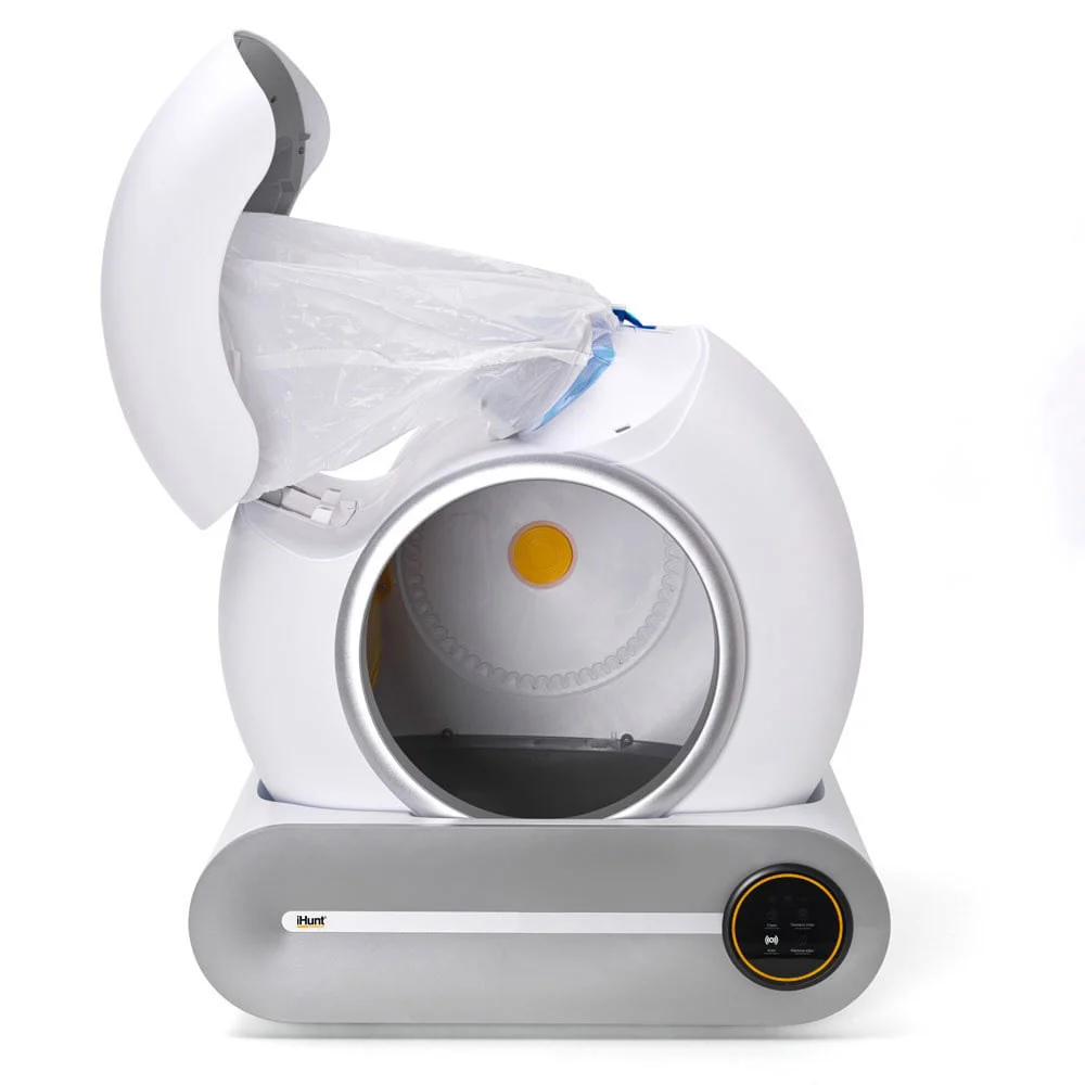 iHunt Smart Cat Litter V1 Automatic Cat Litter Box, Wi-Fi, App Control, Self-Cleaning, UV Sterilization, 9L Waste Bin [3]