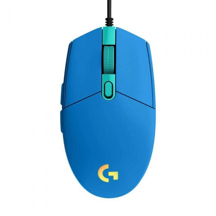 Logitech G102 Lightsync Gaming Mouse, Blue, 8000 DPI, Optical Sensor, RGB, 6 Buttons, USB [2]