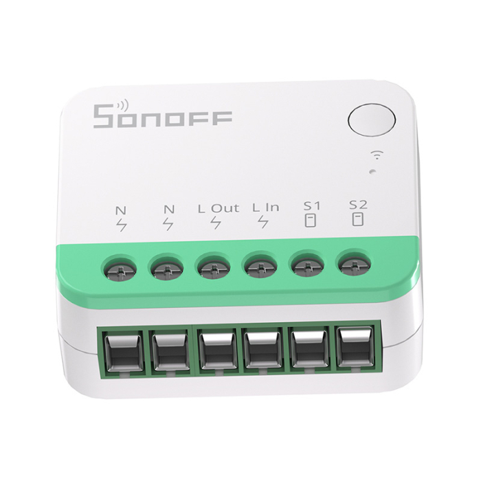 Mini-comutator WiFi inteligent Sonoff MINIR4M Matter (HomeKit, SmartThings, Home Assistant). [3]