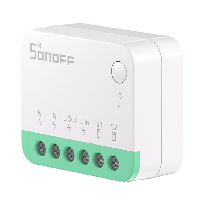 Mini-comutator WiFi inteligent Sonoff MINIR4M Matter (HomeKit, SmartThings, Home Assistant). [5]