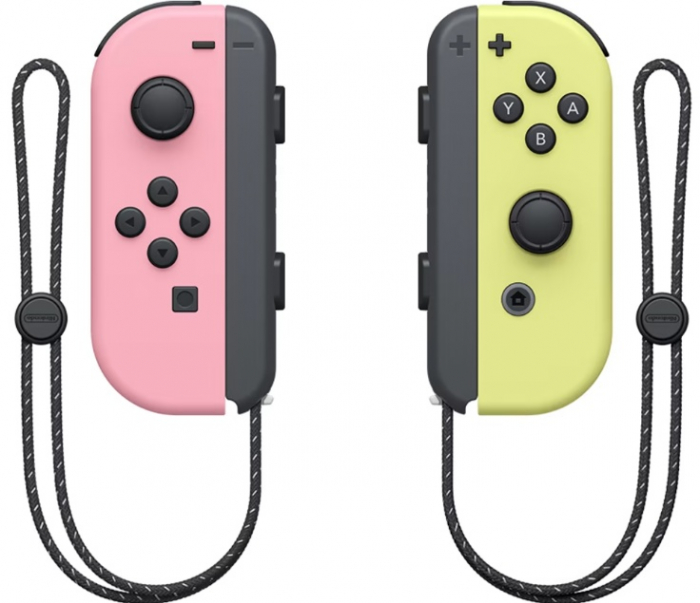 Nintendo Joy-Con, Motion Control (Pastel Pink   Pastel Yellow)