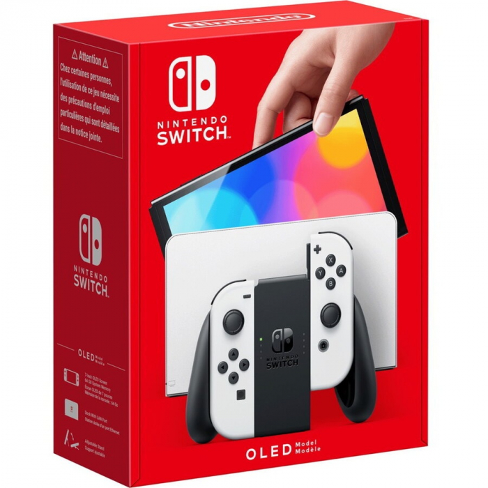 Nintndo Switch, Oled, 64Gb, Alb