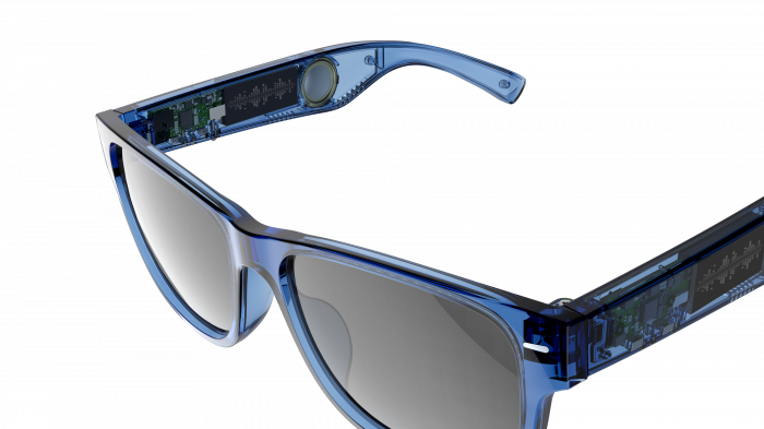 Doogee Smart Audio AJ01 napszemüveg, kék, hívások és bluetooth zene, dinamikus sztereó hangszóró, audio asszisztens, IPX4, 180 mAh [9]