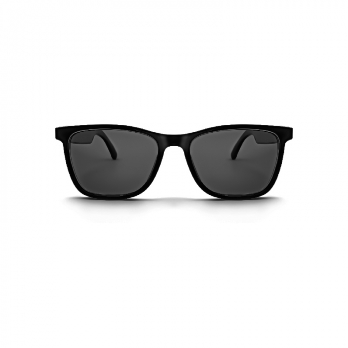 iSEN GS05 Okos Napszemüveg, Átlátszó Lencsék + Polarizált Fekete Lencsék, Unisex, Mágneses Keret, Beépített Mikrofon és Hangszóró, Bluetooth Zene és Hívások, Hangasszisztens [2]