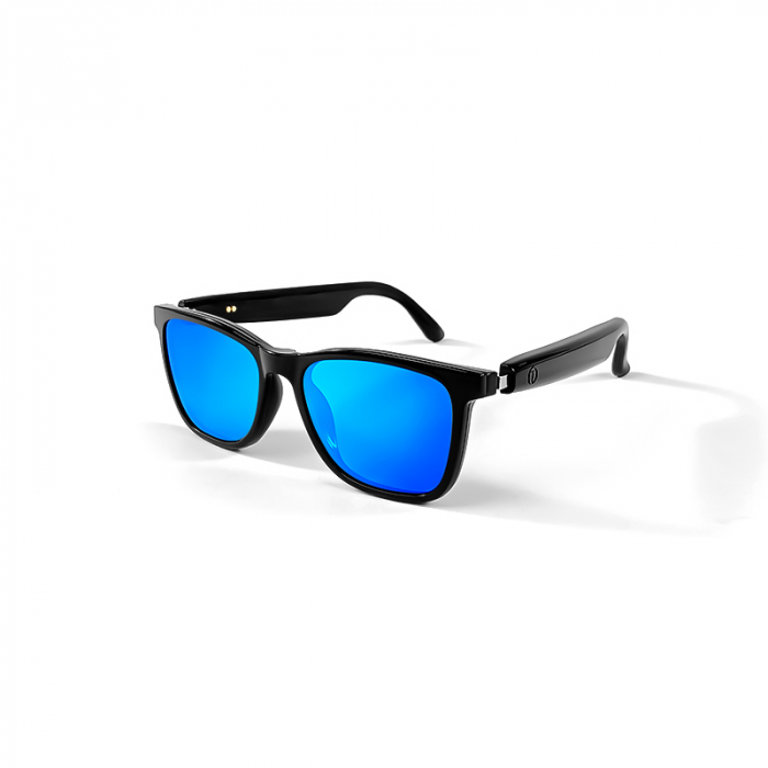 iSEN GS05 Okos Napszemüveg, Átlátszó Lencsék + Polarizált kék Lencsék, Unisex, Mágneses Keret, Beépített Mikrofon és Hangszóró, Bluetooth Zene és Hívások, Hangasszisztens [3]