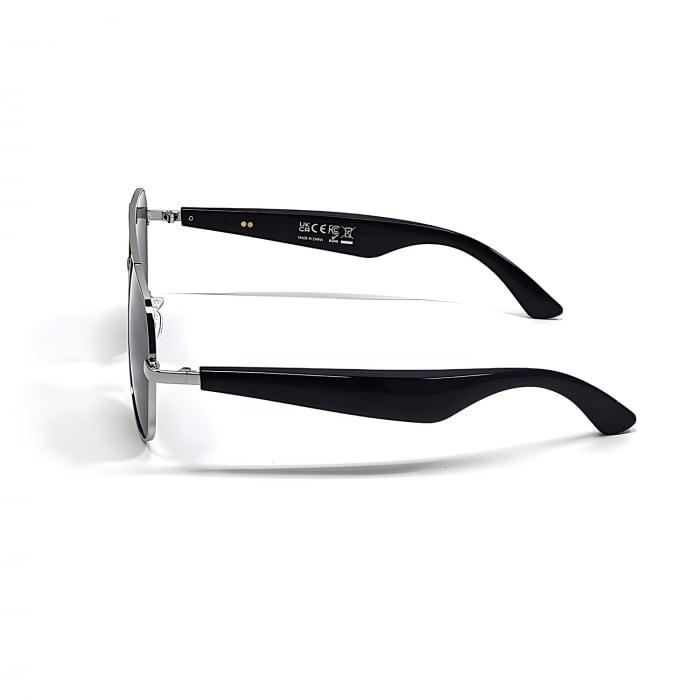 Ochelari Smart iSEN GY100, Lentile Negre Polarizate, Traducere AI in Timp Real, Microfon, Difuzoare, Bluetooth, Muzica, Apeluri, Asistenta Vocala, Control Camera la Distant, Incarcare Magnetica [4]