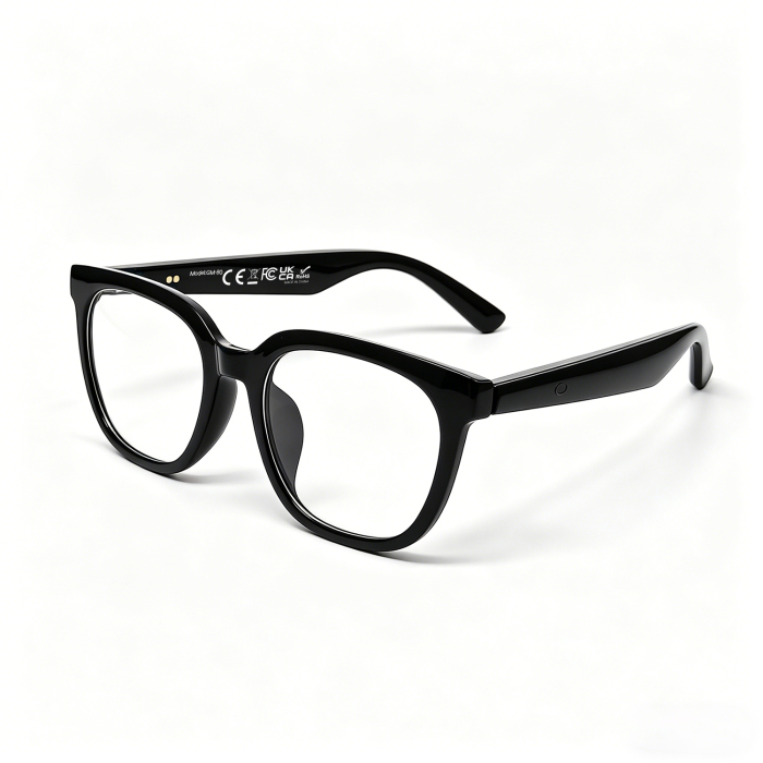 Ochelari Inteligenți iSEN GM80, Transparenți, Traducere AI, Bluetooth 5.4, Asistent Vocal, Apeluri și Muzică, Control Tactil, Încărcare Magnetică Duală, Protecție UV [3]