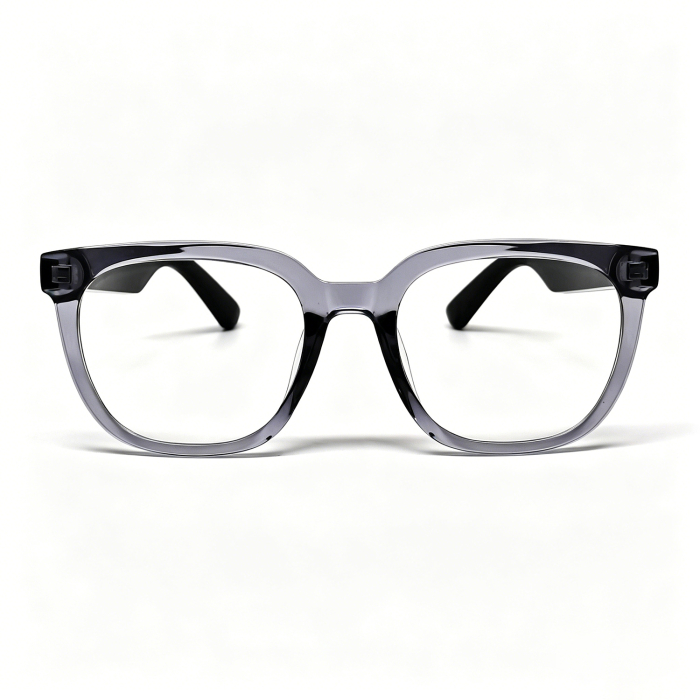 Ochelari Inteligenți iSEN GM80, Albi cu Lentile Transparente, Traducere AI, Bluetooth 5.4, Asistent Vocal, Apeluri și Muzică, Control Tactil, Încărcare Magnetică Duală, Protecție UV [2]