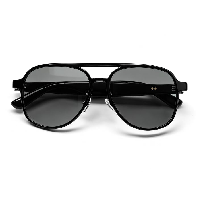 Ochelari Inteligenți iSEN GM82, Negri, Traducere AI, Bluetooth 5.4, Apeluri, Muzică, Asistent Vocal, Control Tactil, Protecție UV și Lumină Albastră [3]