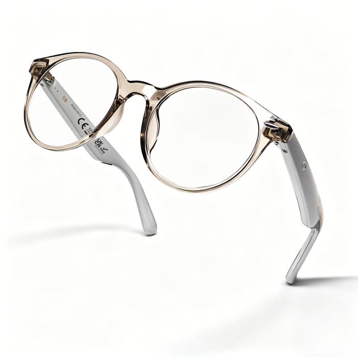 Ochelari Inteligenți iSEN GM81, Nude, Traducere AI, Bluetooth 5.4, Apeluri, Muzică, Asistent Vocal, Control Tactil, Protecție UV și Lumină Albastră [2]