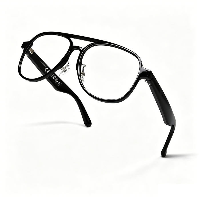 Ochelari Inteligenți iSEN GM82, Lentile Transparente, Traducere AI, Bluetooth 5.4, Apeluri, Muzică, Asistent Vocal, Control Tactil, Protecție UV și Lumină Albastră [2]