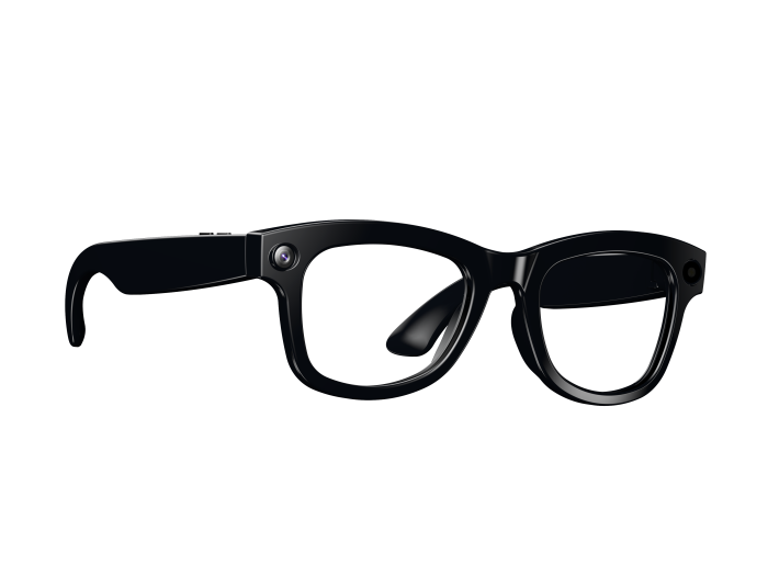 Smart Glasses iSEN M01 Pro, Transparent Lenses, Black Frame, AI Translation, 8MP AI Camera, 48g, 8.6H Use, Noise Reduction (ENC), Touch Control, Bluetooth 5.4, 1.5H Fast Charging [5]