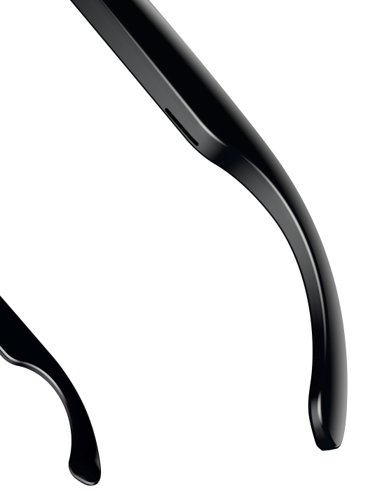 Smart Glasses iSEN M01 Pro, Transparent Lenses, Black Frame, AI Translation, 8MP AI Camera, 48g, 8.6H Use, Noise Reduction (ENC), Touch Control, Bluetooth 5.4, 1.5H Fast Charging [8]