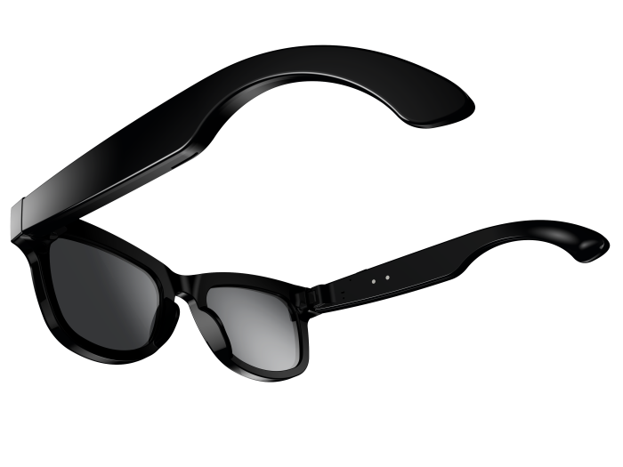 Smart Glasses iSEN M01 Pro, Black Lenses, Black Frame, AI Translation, 8MP AI Camera, 48g, 8.6H Use, Noise Reduction (ENC), Touch Control, Bluetooth 5.4, 1.5H Fast Charging [6]