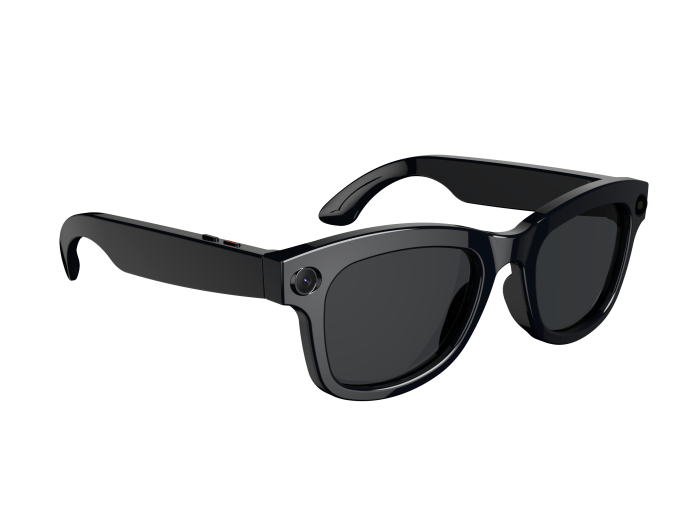 Smart Glasses iSEN M01 Pro, Black Lenses, Black Frame, AI Translation, 8MP AI Camera, 48g, 8.6H Use, Noise Reduction (ENC), Touch Control, Bluetooth 5.4, 1.5H Fast Charging [4]