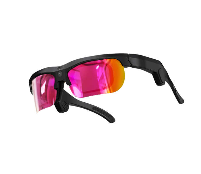 Ochelari Inteligenți Sport iSEN S100, Negru, Cameră Sony 13MP, Înregistrare 1080P, AI ChatGPT, Wi-Fi 6, Traducere Vocală, Control Tactil, 290mAh [5]