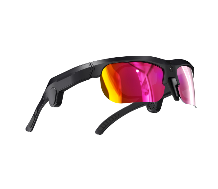 Ochelari Inteligenți Sport iSEN S100, Negru, Cameră Sony 13MP, Înregistrare 1080P, AI ChatGPT, Wi-Fi 6, Traducere Vocală, Control Tactil, 290mAh [4]