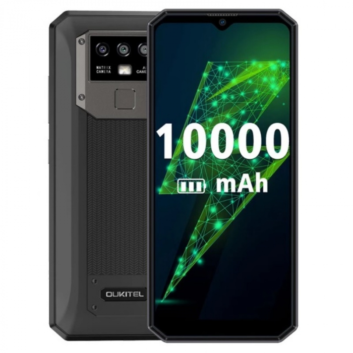 Telefon mobil Oukitel K15 Pro Negru, 4G, 6.52 HD+, 6GB RAM, 128GB ROM, Android 11, Helio P60 OctaCore, NFC, 10000mAh, Dual SIM