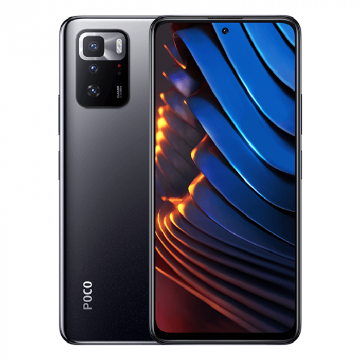 Telefon mobil POCO X3 GT 5G Negru, 6.6 DotDisplay 120Hz, 8GB RAM, 256GB ROM, MIUI 12.5, Dimensity 1100 OctaCore, NFC, 5000mAh, Dual SIM