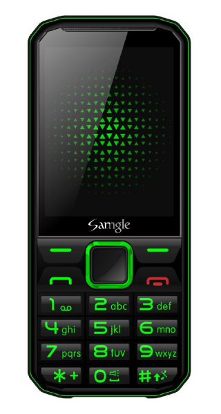 Telefon mobil Samgle F9 Hulk, 3G, 1450 mAh, 64MB RAM, 128MB ROM, 2.8 , Lanterna, Radio, Dual SIM, Compatibil Digi Mobil, Verde, Resigilat