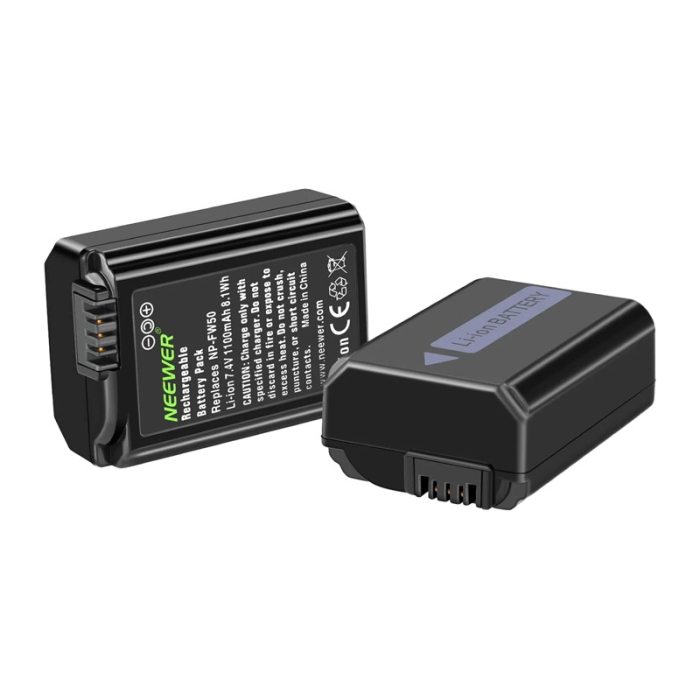 Set format din 2 baterii de schimb Sony si un incarcator NEEWER NP-FW50 [2]