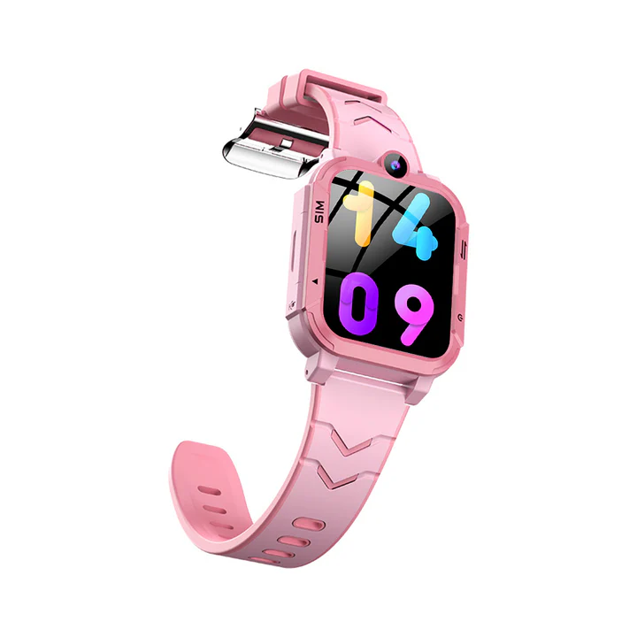 Smartwatch Blackview Z20 Pink, 4G, 1.83'' HD, Eye Protection, GPS+WiFi+LBS Positioning, 4G Video Call, Face Unlock, SOS, Parental Control, 800mAh, for Kids [3]