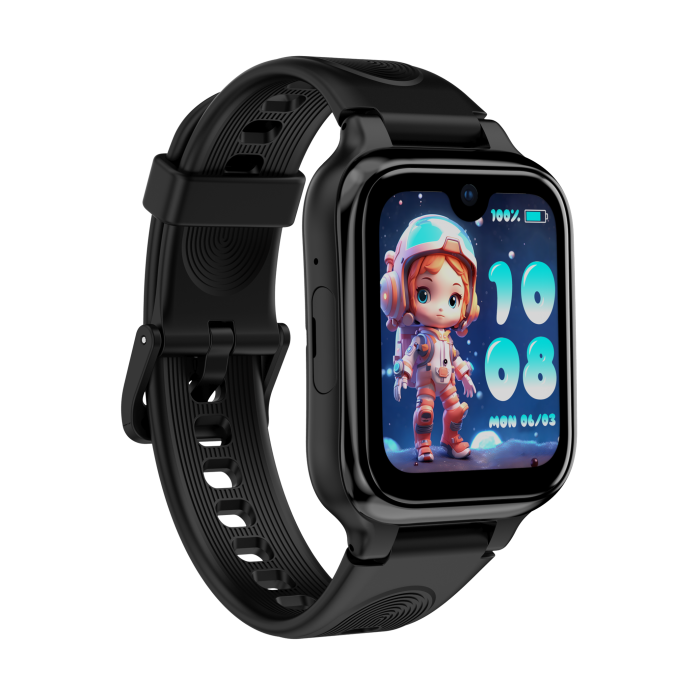Ceas  Smartwatch LAGENIO K9, Negru, 4G, 1.78'' AMOLED, 1 GB RAM, 8GB ROM, Camera 5MP, Android 8.1, Tracking GPS, Apel Video, SOS, Control Parental, Asistent AI, 700mAh, Pentru copii intre 5-14 ani [2]