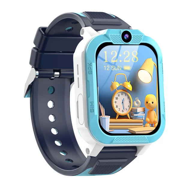 Smartwatch Copii Blackview Z40 Pro, Albastru, 4G LTE, 1.85” TFT, Apeluri Video, GPS + LBS + Wi-Fi, Lanternă LED, IP68, 512MB RAM, 256MB ROM, Baterie 850mAh [3]