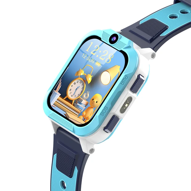 Smartwatch Copii Blackview Z40 Pro, Albastru, 4G LTE, 1.85” TFT, Apeluri Video, GPS + LBS + Wi-Fi, Lanternă LED, IP68, 512MB RAM, 256MB ROM, Baterie 850mAh [5]